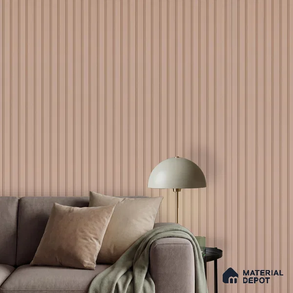Beige Plain Colour Look PN 06218 B 9.5 ft x 4.7 inch Charcoal Panel - 12 mm | Suitable for Feature Wall, TV Unit & Living Room | Width is Subjected to 5% Variation