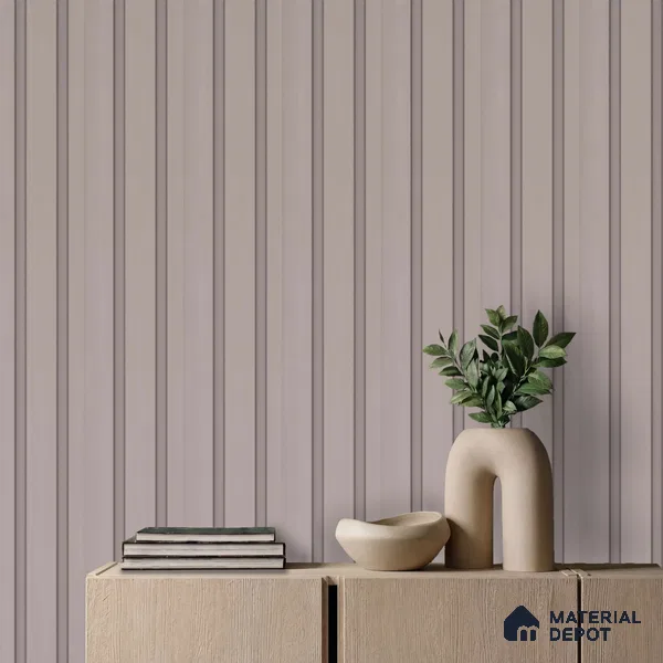 Grey Plain Colour Look PN 06219 9.5 ft x 4.7 inch Charcoal Panel - 12 mm | Suitable for Feature Wall, TV Unit & Living Room | Width is Subjected to 5% Variation