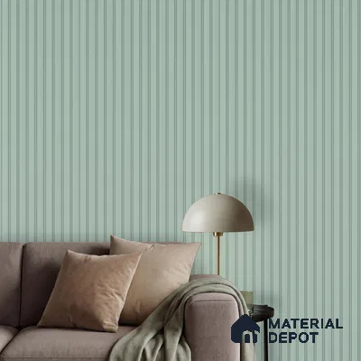 Green Plain Colour Look PN 06226 B 9.5 ft x 4.7 inch Charcoal Panel - 12 mm | Suitable for Feature Wall, TV Unit & Living Room | Width is Subjected to 5% Variation