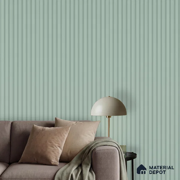 Green Plain Colour Look PN 06226 B 9.5 ft x 4.7 inch Charcoal Panel - 12 mm | Suitable for Feature Wall, TV Unit & Living Room | Width is Subjected to 5% Variation