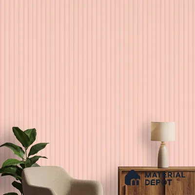 Pink Plain Colour Look PN 06229 9.5 ft x 4.7 inch Charcoal Panel - 12 mm | Suitable for Feature Wall, TV Unit & Living Room | Width is Subjected to 5% Variation