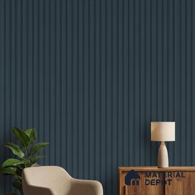 Grey Plain Colour Look PN 06231 9.5 ft x 4.7 inch Charcoal Panel - 12 mm | Suitable for Feature Wall, TV Unit & Living Room | Width is Subjected to 5% Variation