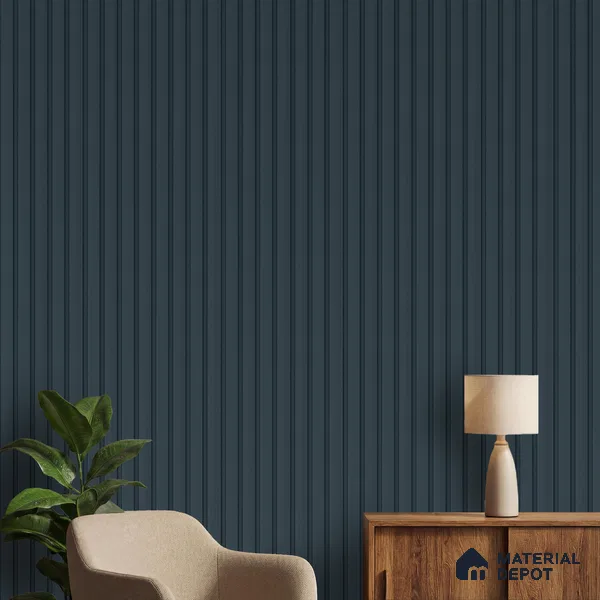 Grey Plain Colour Look PN 06231 9.5 ft x 4.7 inch Charcoal Panel - 12 mm | Suitable for Feature Wall, TV Unit & Living Room | Width is Subjected to 5% Variation