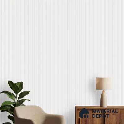White Plain Colour Look PN 06232 9.5 ft x 4.7 inch Charcoal Panel - 12 mm | Suitable for Feature Wall, TV Unit & Living Room | Width is Subjected to 5% Variation