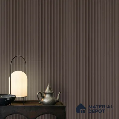Brown Plain Colour Look PN 06234 9.5 ft x 4.7 inch Charcoal Panel - 12 mm | Suitable for Feature Wall, TV Unit & Living Room | Width is Subjected to 5% Variation