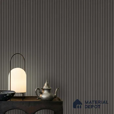 Grey Plain Colour Look PN 06235 9.5 ft x 4.7 inch Charcoal Panel - 12 mm | Suitable for Feature Wall, TV Unit & Living Room | Width is Subjected to 5% Variation
