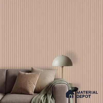 Beige Plain Colour Look PN 06236 B 9.5 ft x 4.7 inch Charcoal Panel - 12 mm | Suitable for Feature Wall, TV Unit & Living Room | Width is Subjected to 5% Variation