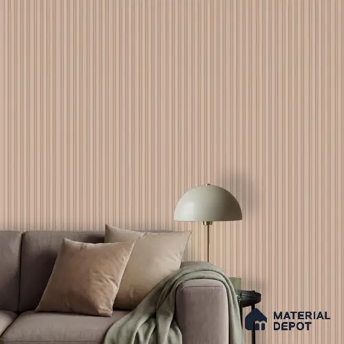 Cream Plain Colour Louver PN 06236 B 9.5 ft x 4.7 inch Charcoal Panel - 12 mm | Suitable for Feature Wall, TV Unit & Living Room | Width is Subjected to 5% Variation