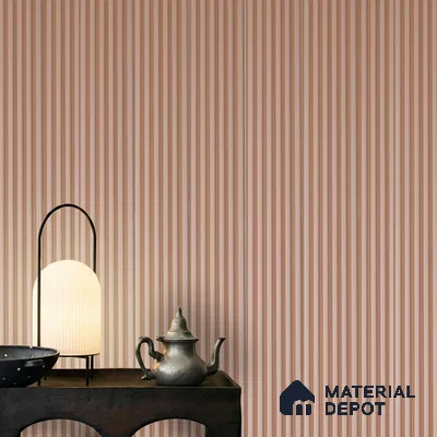 Pink Metallic Look PN 06248 9.5 ft x 4.7 inch Charcoal Panel - 12 mm | Suitable for Feature Wall, TV Unit & Living Room | Width is Subjected to 5% Variation