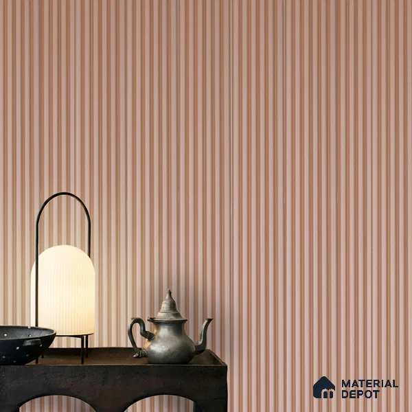 Pink Metallic Look PN 06248 9.5 ft x 4.7 inch Charcoal Panel - 12 mm | Suitable for Feature Wall, TV Unit & Living Room | Width is Subjected to 5% Variation