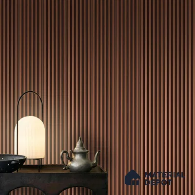 Brown Metallic Look PN 06250 9.5 ft x 4.7 inch Charcoal Panel - 12 mm | Suitable for Feature Wall, TV Unit & Living Room | Width is Subjected to 5% Variation
