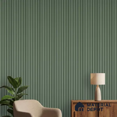 Green Metallic Look PN 06252 9.5 ft x 4.7 inch Charcoal Panel - 12 mm | Suitable for Feature Wall, TV Unit & Living Room | Width is Subjected to 5% Variation