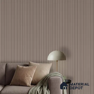 Grey Plain Colour Look PN 06258 B 9.5 ft x 4.7 inch Charcoal Panel - 12 mm | Suitable for Feature Wall, TV Unit & Living Room | Width is Subjected to 5% Variation
