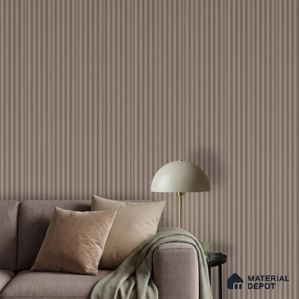 Grey Plain Colour Look PN 06258 B 9.5 ft x 4.7 inch Charcoal Panel - 12 mm | Suitable for Feature Wall, TV Unit & Living Room | Width is Subjected to 5% Variation