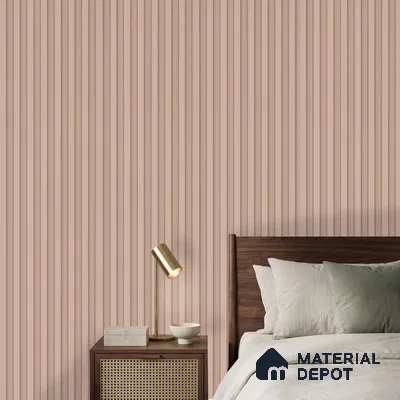 Beige Plain Colour Look PN 06261 B 9.5 ft x 4.7 inch Charcoal Panel - 12 mm | Suitable for Feature Wall, TV Unit & Living Room | Width is Subjected to 5% Variation