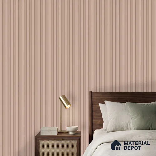 Beige Plain Colour Look PN 06261 B 9.5 ft x 4.7 inch Charcoal Panel - 12 mm | Suitable for Feature Wall, TV Unit & Living Room | Width is Subjected to 5% Variation