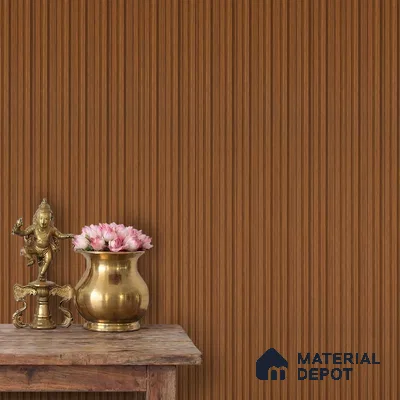 Wooden Look PN 06270 9.5 ft x 4.7 inch Charcoal Panel - 12 mm | Suitable for Feature Wall, TV Unit & Living Room | Width is Subjected to 5% Variation