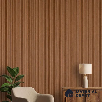 Wooden Look PN 06275 9.5 ft x 4.7 inch Charcoal Panel - 12 mm | Suitable for Feature Wall, TV Unit & Living Room | Width is Subjected to 5% Variation