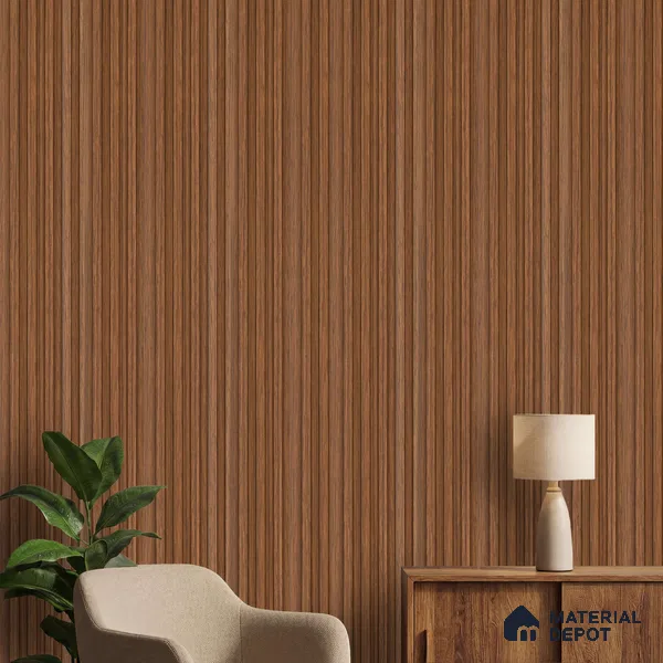 Wooden Look PN 06276 9.5 ft x 4.7 inch Charcoal Panel - 12 mm | Suitable for Feature Wall, TV Unit & Living Room | Width is Subjected to 5% Variation