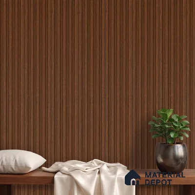 Wooden Look PN 06277 9.5 ft x 4.7 inch Charcoal Panel - 12 mm | Suitable for Feature Wall, TV Unit & Living Room | Width is Subjected to 5% Variation