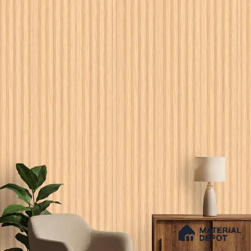 Brown Wooden Louver PN 06279 9.5 ft x 4.7 inch Charcoal Panel - 12 mm | Suitable for Feature Wall, TV Unit & Living Room | Width is Subjected to 5% Variation