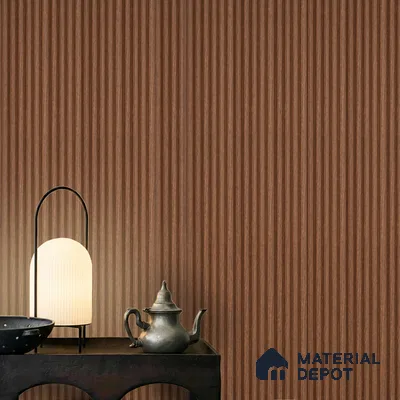 Wooden Look PN 06281 9.5 ft x 4.7 inch Charcoal Panel - 12 mm | Suitable for Feature Wall, TV Unit & Living Room | Width is Subjected to 5% Variation