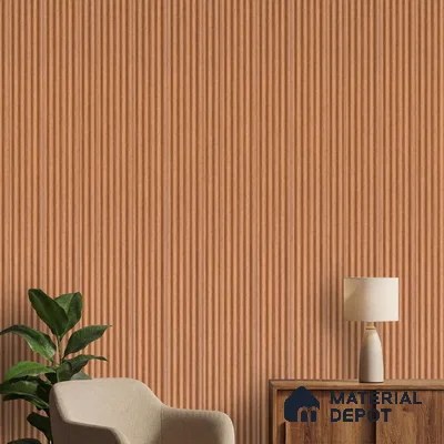 Wooden Look PN 06282 9.5 ft x 4.7 inch Charcoal Panel - 12 mm | Suitable for Feature Wall, TV Unit & Living Room | Width is Subjected to 5% Variation