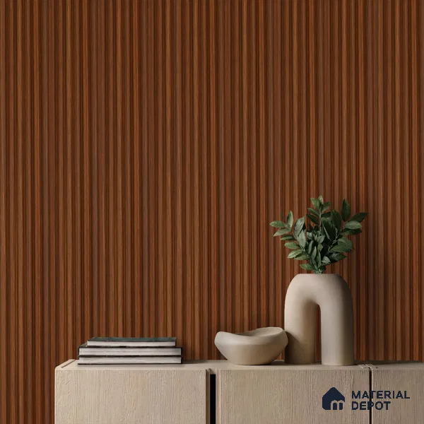 Wooden Look PN 06283 9.5 ft x 4.7 inch Charcoal Panel - 12 mm | Suitable for Feature Wall, TV Unit & Living Room | Width is Subjected to 5% Variation