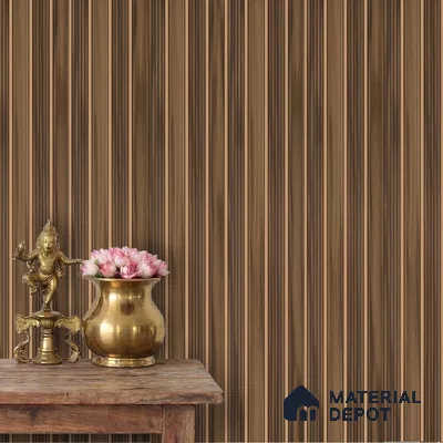 Wooden Look PN 06296 B 9.5 ft x 9.4 inch Charcoal Panel - 12 mm | Suitable for Feature Wall, TV Unit & Living Room | Width is Subjected to 5% Variation