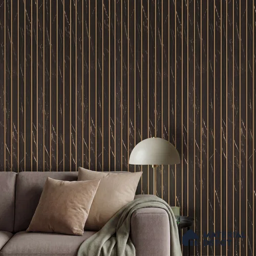 Black Marble Look PN 06297 8 ft x 9.4 inch Charcoal Panel - 12 mm | Suitable for Feature Wall, TV Unit & Living Room | Width is Subjected to 5% Variation