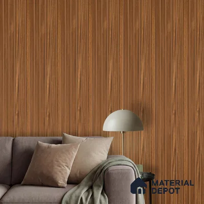 Wooden Look PN 06298 9.5 ft x 9.4 inch Charcoal Panel - 12 mm | Suitable for Feature Wall, TV Unit & Living Room | Width is Subjected to 5% Variation