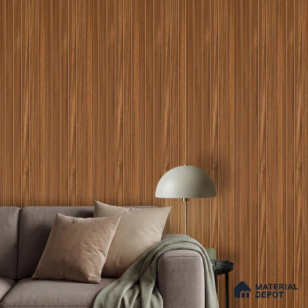 Wooden Look PN 06298 9.5 ft x 9.4 inch Charcoal Panel - 12 mm | Suitable for Feature Wall, TV Unit & Living Room | Width is Subjected to 5% Variation