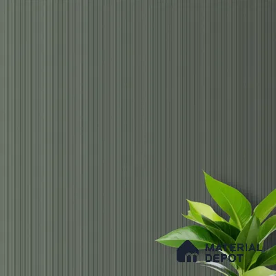 Smoke Grey Plain Colour Look PN 00518 9.5 ft x 4.8 inch Charcoal Panel - 12 mm | Suitable for Feature Wall, Living Room & Bedroom | Width is Subjected to 5% Variation