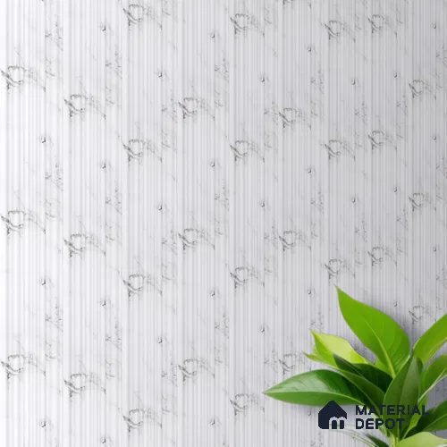 White Marble Look PN 00524 9.5 ft x 4.8 inch Charcoal Panel - 12 mm | Suitable for Feature Wall, TV Unit & Living Room | Width is Subjected to 5% Variation