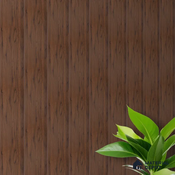 Wooden Look PN 00529 8 ft x 6.2 inch Charcoal Panel - 6 mm | Suitable for Feature Wall, TV Unit & Living Room | Width is Subjected to 5% Variation