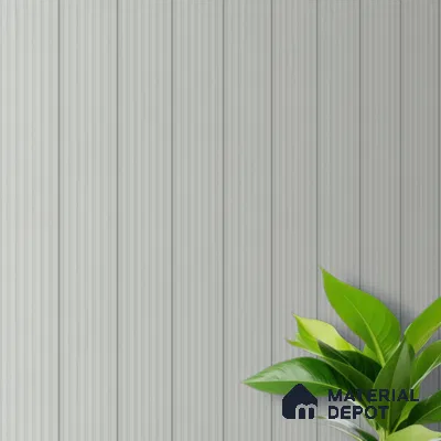 Light Grey Plain Colour Look PN 00624 8 ft x 4 inch Charcoal Panel - 11 mm | Suitable for Feature Wall, TV Unit & Living Room | Width is Subjected to 5% Variation