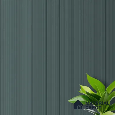 Dark Grey Plain Colour Look PN 00629 8 ft x 4 inch Charcoal Panel - 11 mm | Suitable for Feature Wall, TV Unit & Living Room | Width is Subjected to 5% Variation
