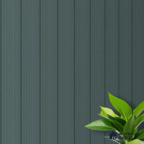 Dark Grey Plain Colour Look PN 00629 8 ft x 4 inch Charcoal Panel - 11 mm | Suitable for Feature Wall, TV Unit & Living Room | Width is Subjected to 5% Variation