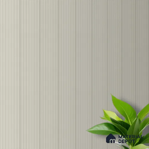 Beige Plain Colour Louver PN 00630 8 ft x 4 inch Charcoal Panel - 11 mm | Suitable for Feature Wall, TV Unit & Living Room | Width is Subjected to 5% Variation
