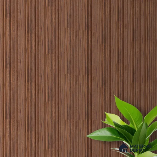 Wooden Look PN 00648 8 ft x 4.8 inch Charcoal Panel - 11 mm | Suitable for Feature Wall, TV Unit & Living Room | Width is Subjected to 5% Variation