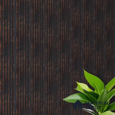 Wooden Look PN 00649 8 ft x 4.8 inch Charcoal Panel - 11 mm | Suitable for Feature Wall, TV Unit & Living Room | Width is Subjected to 5% Variation