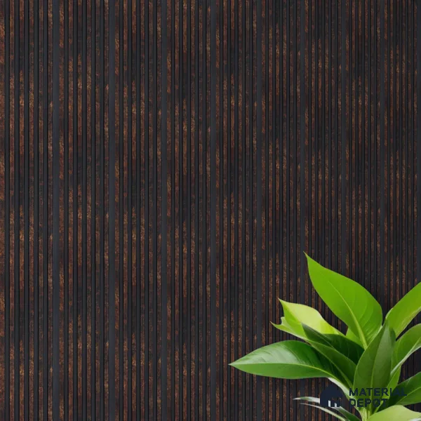 Wooden Look PN 00649 8 ft x 4.8 inch Charcoal Panel - 11 mm | Suitable for Feature Wall, TV Unit & Living Room | Width is Subjected to 5% Variation