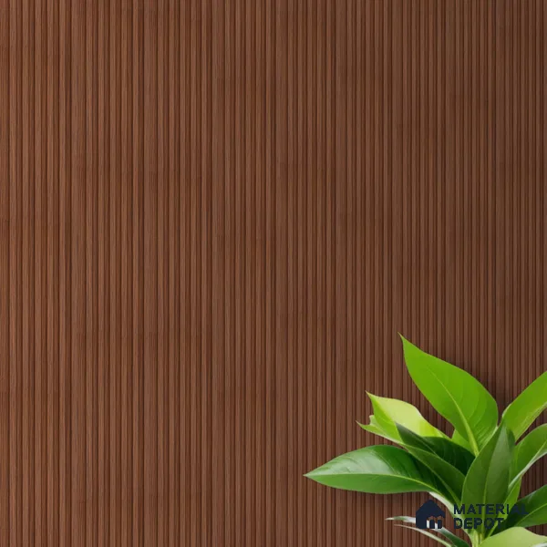 Wooden Look PN 00650 8 ft x 4.8 inch Charcoal Panel - 11 mm | Suitable for Feature Wall, TV Unit & Living Room | Width is Subjected to 5% Variation