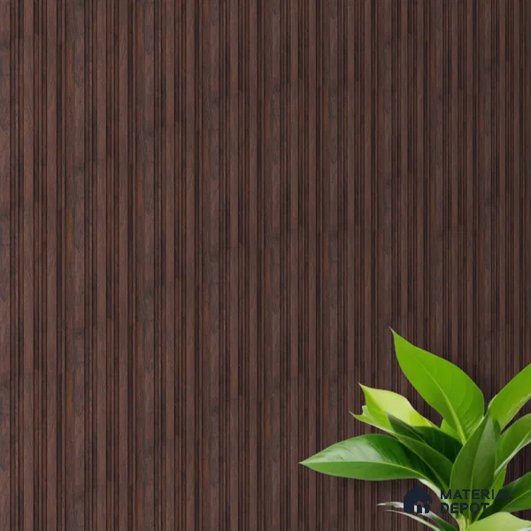 Wooden Look PN 00653 8 ft x 4.8 inch Charcoal Panel - 11 mm | Suitable for Feature Wall, TV Unit & Living Room | Width is Subjected to 5% Variation