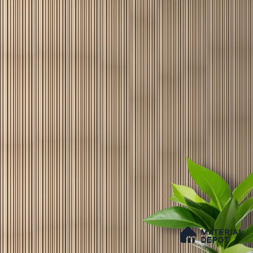 Gold Plain Colour Louver PN 03540 9.5 ft x 4.7 inch Charcoal Panel - 12 mm | Suitable for Feature Wall, TV Unit & Living Room | Width is Subjected to 5% Variation