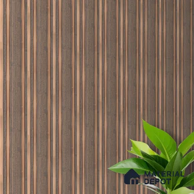 Wooden Look PN 03552 9.5 ft x 4.7 inch Charcoal Panel - 12 mm | Suitable for Feature Wall, TV Unit & Living Room | Width is Subjected to 5% Variation