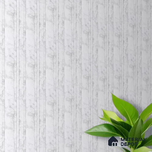 White Marble Louver PN 03555 9.5 ft x 4.7 inch Charcoal Panel - 12 mm | Suitable for Feature Wall, TV Unit & Living Room | Width is Subjected to 5% Variation