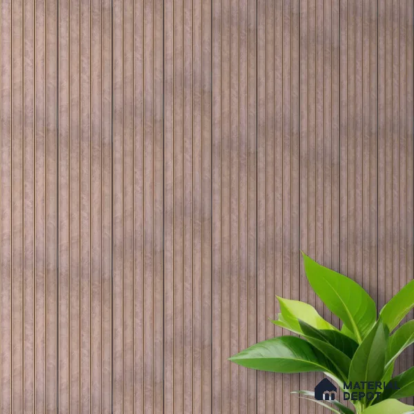 Mocha Brown Leather Look PN 04182 8 ft x 6.2 inch Charcoal Panel - 6 mm | Suitable for Feature Wall, TV Unit & Living Room | Width is Subjected to 5% Variation