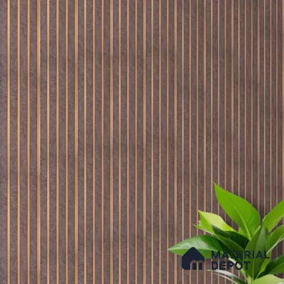 Cappucino Brown Stone Look PN 05546 8 ft x 6 inch Charcoal Panel - 7 mm | Suitable for Feature Wall, TV Unit & Living Room | Width is Subjected to 5% Variation