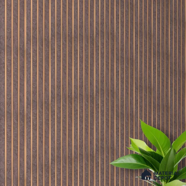 Cappucino Brown Stone Look PN 05546 8 ft x 6 inch Charcoal Panel - 7 mm | Suitable for Feature Wall, TV Unit & Living Room | Width is Subjected to 5% Variation